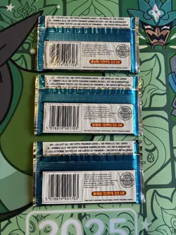 SEALED Pokemon Topps Series 2 Booster Packs Full Art Set - TV Animation Edition - Image 2