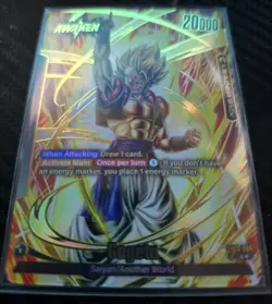 Gogeta FB05-095 Leader Alternate Art New Adventure Dragon Ball Super TCG Card - Image 1