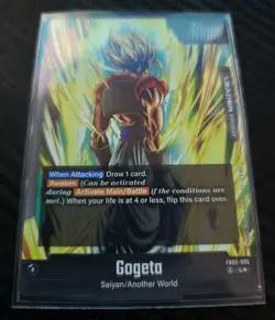 Gogeta FB05-095 Leader Alternate Art New Adventure Dragon Ball Super TCG Card - Image 2