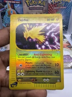 2002 Pokemon ZAPDOS Aquapolis Set HOLO REVERSE RARE Card 44/147 - Image 1