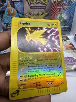 2002 Pokemon ZAPDOS Aquapolis Set HOLO REVERSE RARE Card 44/147 - Image 4