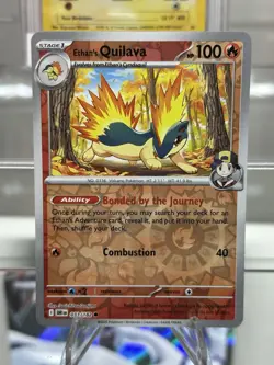 Ethans Quilava #033 SV Destined Rivals Reverse Holo Common Pokemon 2025 TCG Card - Image 1