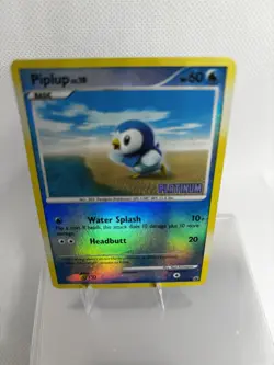Pokemon TCG Piplup Reverse Holo Platinum Stamped Burger King Card 71/100 LP - Image 2