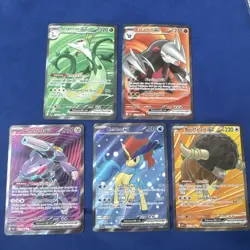 Pokemon TCG Black Bolt White Flare 5 Card Full Art Lot - Image 1