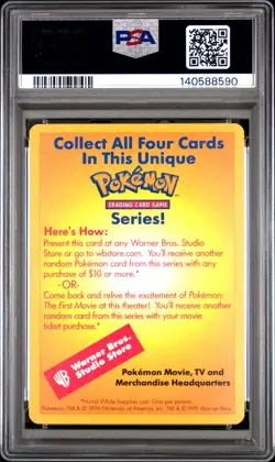 1999 POKEMON INSERT CARDS CATCH MEW! PSA 8 - Image 2