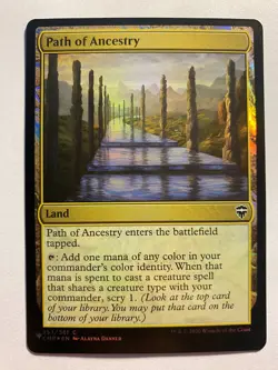Path of Ancestry Foil MTG Commander Card NM X1 EDH Secret Lair SL Land Magic - Image 1