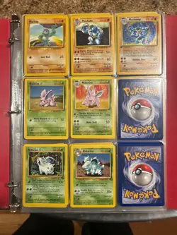 pokemon cards binder collection rare card lot - Image 1