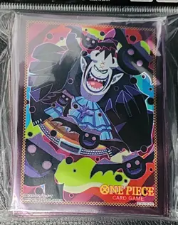One Piece TCG Official Card Sleeves Set 8 70ct Gecko Moria New Sealed - Image 2