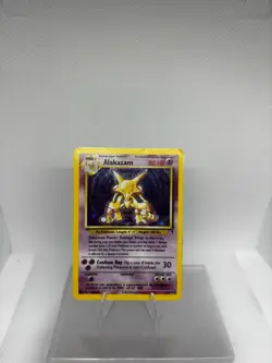 Pokemon Alakazam Holo Rare TCG Card 1/110 Near Mint, Legendary Collection - Image 1