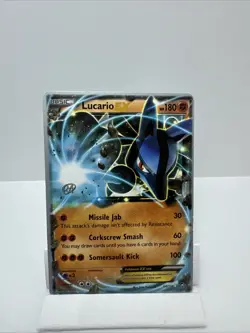 Pokemon Lucario EX Holo Card XY-Furious Fists 54/111 World Championships 2015 LP - Image 1