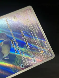 2023 Pokemon Scarlet & Violet 151 Wartortle Illustration Rare 171/165 TCG Card. - Image 4