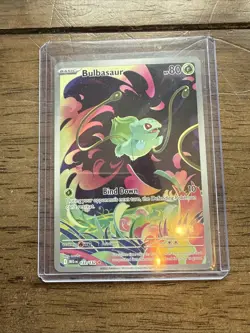 Pokemon TCG Bulbasaur Card 133/132 IR Mega Evolutions Near Mint Condition - Image 2