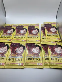 One Piece Card Game 500 年後 OP-07 Booster Pack Japanese New Factory Sealed Qty 10 - Image 1