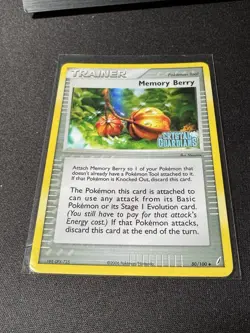 Pokemon Card - Memory Berry Crystal Guardians 80/100 Reverse Holo Stamped - Image 1