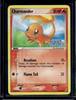 2006 Pokemon EX Crystal Guardians Charmander Stamp Reverse Holo #48/100 - Image 1