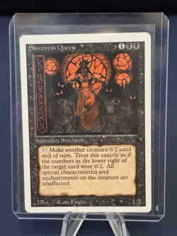 MTG - Magic The Gathering - Sorceress Queen - Revised - NP/NM! - Image 3