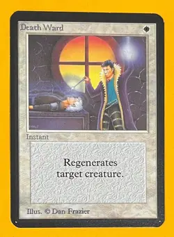 MTG DEATH WARD Alpha (OldManMTG 012-857) - Image 1
