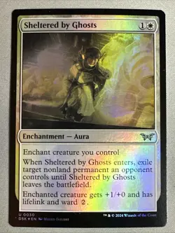 MTG / Sheltered by Ghosts / DSK / #30 / FOIL / Uncommon / NM - Image 1