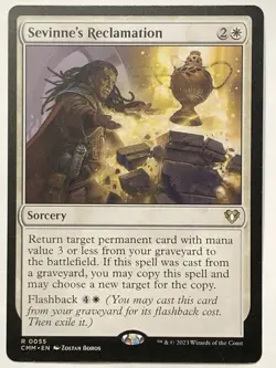 MTG TCG - Sevinne's Reclamation 0055 - Commander Masters - NM Free Shipping $5+ - Image 1
