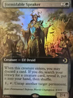 MTG Formidable Speaker, Foil NM Lorwyn Eclipsed - Image 1