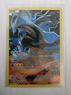 Pokemon TCG Black Kyurem XY80 Full Art Black Star Promo Card 2015 RARE - Image 1