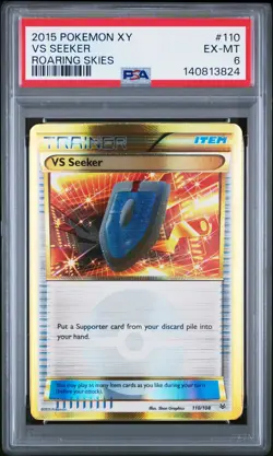 2015 POKEMON XY ROARING SKIES #110 VS SEEKER PSA 6 - Image 1