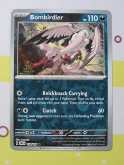 Reverse Holo Bombirdier 138/198 Scarlet and Violet Pokemon TCG - Image 1