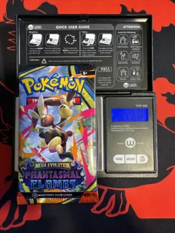 22.60g HEAVY - Pokemon TCG M-E Phantasmal Flames Booster Pack Sealed / Semi GoDU - Image 1