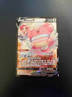 Blissey V - TG22/TG30 - Ultra Rare - Silver Tempest Trainer Gallery Pokemon NM - Image 1