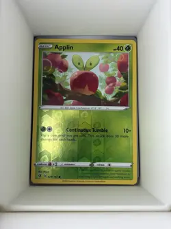 Pokemon - Rebel Clash - Applin - 020/192 - Reverse Holo. N - Image 1