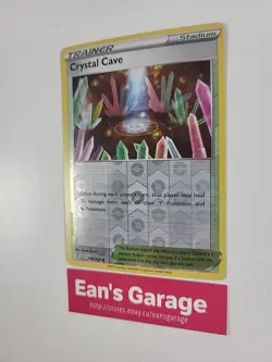 Pokemon Trainer Crystal Cave 144/203 Evolving Skies Reverse Holo Uncommon - MN - Image 3