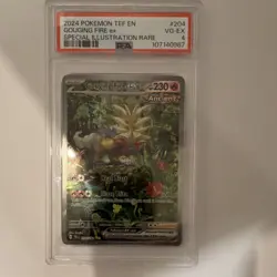 Pokemon Gouging Fire ex 204/162 PSA 4 Pop 8 - Image 1