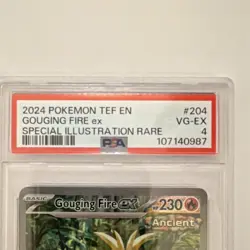 Pokemon Gouging Fire ex 204/162 PSA 4 Pop 8 - Image 2