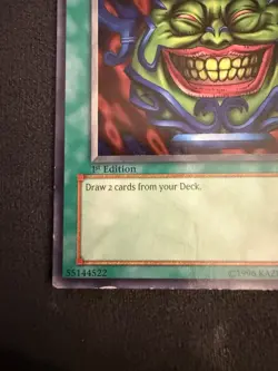 Konami Yu-Gi-Oh! Pot of Greed Spell-Normal SD3-EN019 1st Edition - Image 2