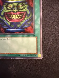 Konami Yu-Gi-Oh! Pot of Greed Spell-Normal SD3-EN019 1st Edition - Image 5