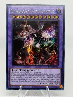 Yugioh Darklord Eveningstar BPRO-EN036 Secret Rare 1st Edition NM - Image 1