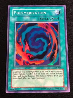 Yugioh Polymerization LOB-059 Super (NM) - Image 1