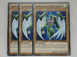Elemental HERO Avian - SDHS-EN006 - Common - Unlimited Edition x3 - Near Mint - Image 1