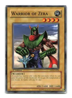 Warrior of Zera - YSD-EN006 1st Edition - YuGiOh-MP - Image 1
