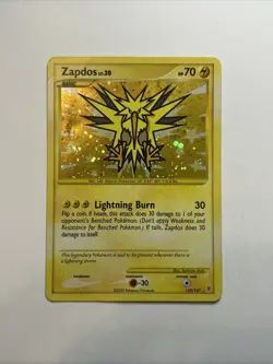 Pokemon TCG Zapdos 150/147 Supreme Victors Holographic Secret Rare Card - Image 1