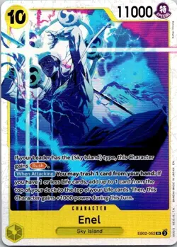 Enel SR EB02-052 Anime 25th collection One Piece ENGLISH - Image 1