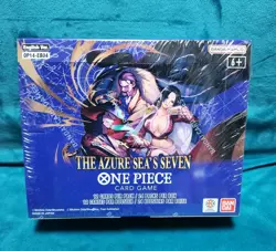 One Piece OP14-EB04 Azure Sea's Seven Warlords English Booster Box Sealed TCG - Image 1