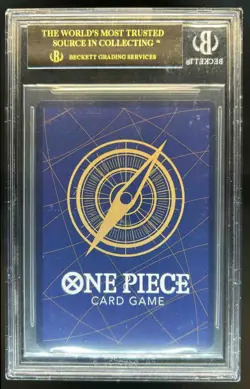 2022-24 One Piece Japanese Nami P Promo #ST01-007 BGS 10 Pristine Black Label - Image 2