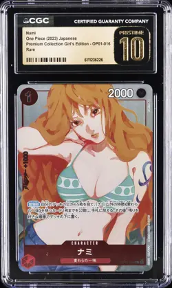 2023 ONE PIECE JPN PREMIUM COLLECTION GIRL'S EDT RARE NAMI CGC 10 PRISTINE - Image 1