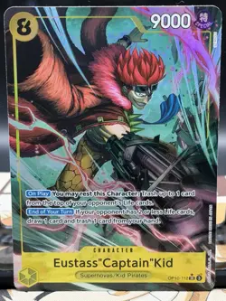 One Piece Eustass ”Captain” Kid OP10-112 SR Alt Art English Royal Blood - Image 1
