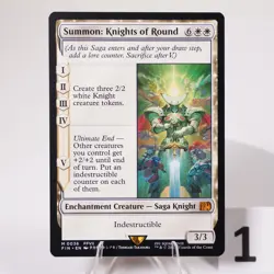 Summon: Knights of Round 36 Regular FIN Final Fantasy MTG NM See Video - Image 3
