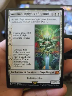 MTG Summon: Knights of Round English Final Fantasy FIN NM M0036 - Image 1
