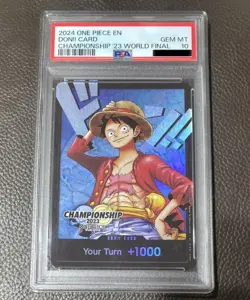 PSA 10 One Pice Don Card Luffy World Final Championship 2023 English Version - Image 1