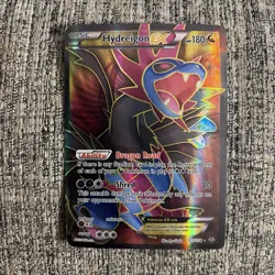 Pokemon TCG Hydreigon EX Full Art Holo Card Roaring Skies Ultra Rare 103/108 - Image 1