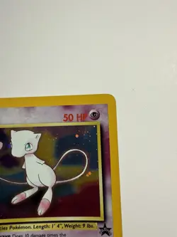 Mew SWIRL Pokemon WOTC 1999-2000 Black Star Promo Holo 09 NM- - Image 5
